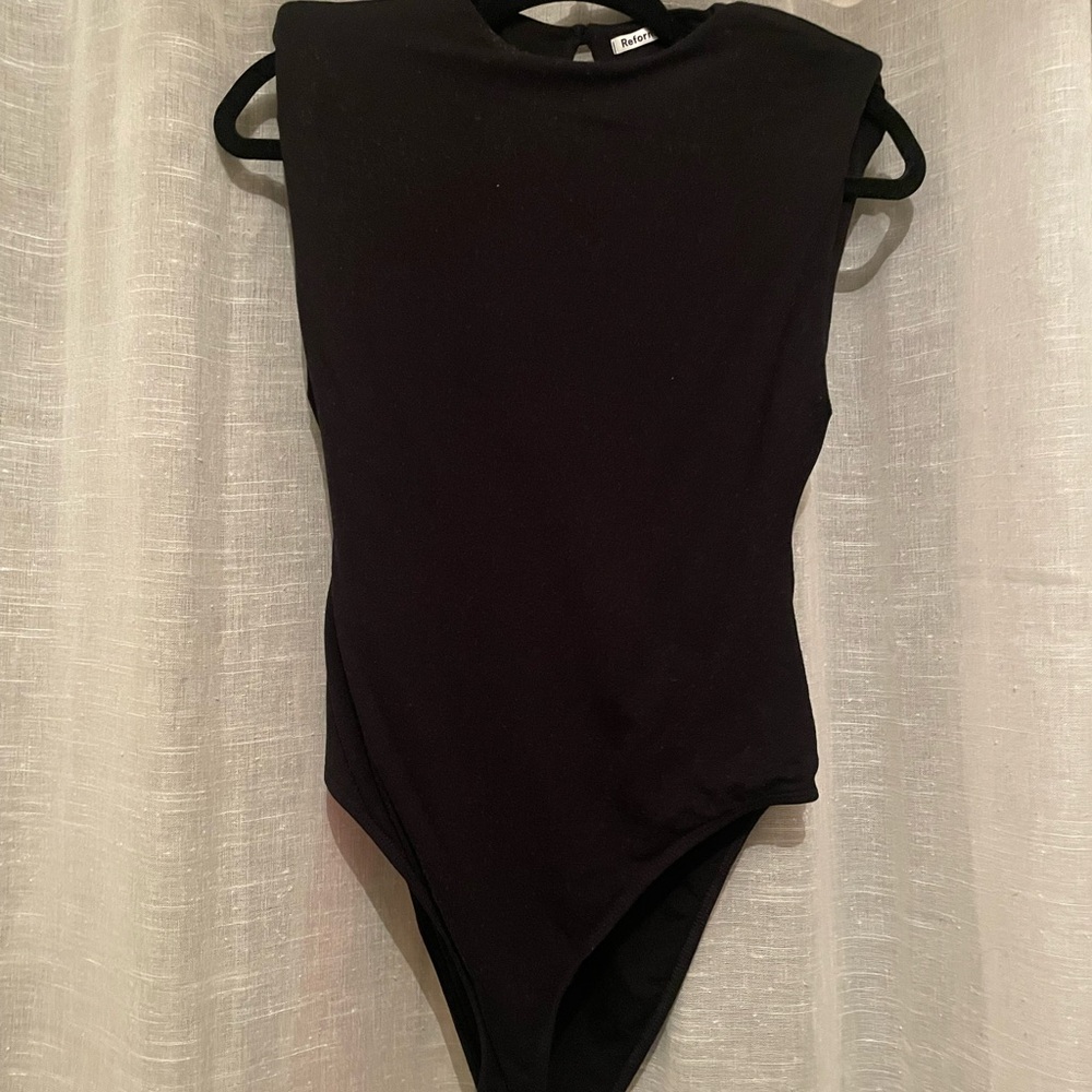 Reformation Black Bodysuit
